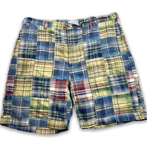 World Wide Sportsmen Patchwork Madras Shorts 42